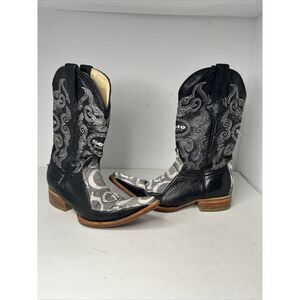 Soto Leather Scorpion‎ Woman's Boots Size 7